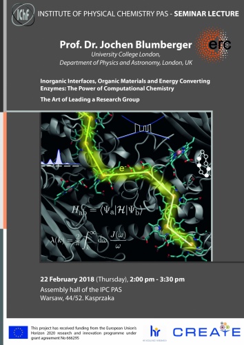 IPC PAS Seminar Lecture delivered by the ERC grant holder